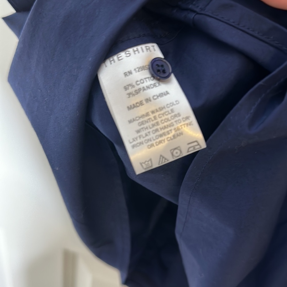 The Shirt Dress By Rochelle Behrens Ruched Button Down Szxxl — image 8 of 8